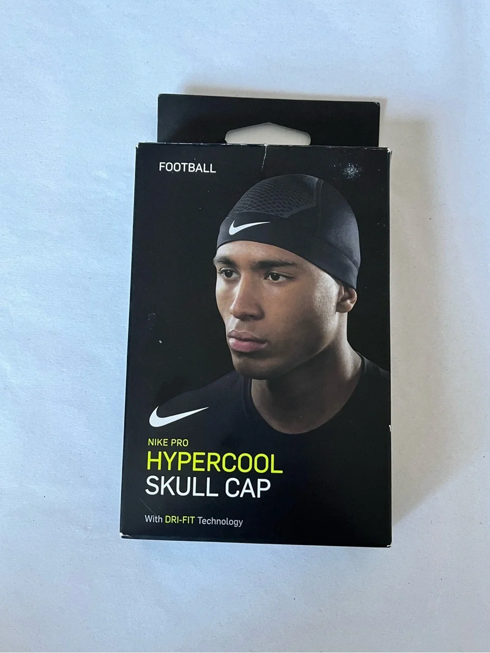 Nike Hypercool Skull Cap - Black with White Swoosh brand new in box - Picture 1 of 3